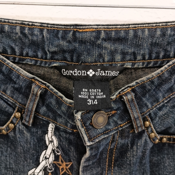 Gordon James Embroidered Boot Jeans - Picture 5 of 8